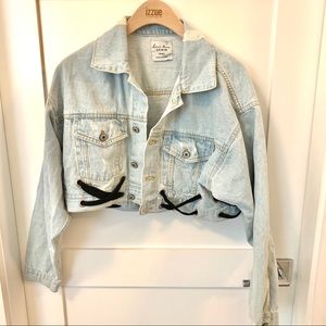 Fashion Nova Cropped Denim Jacket